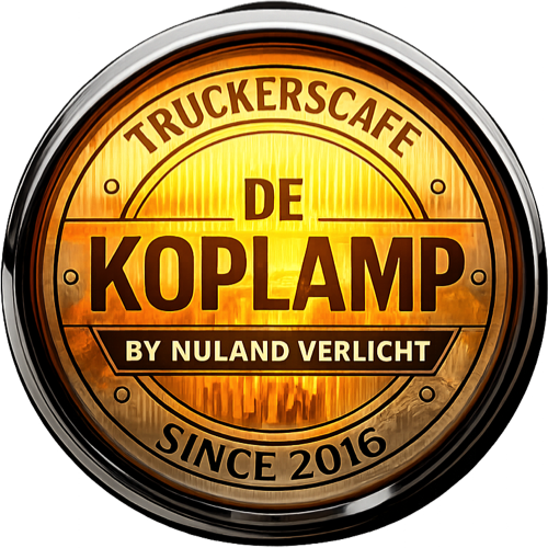 TRUCKERS CAFÉ - DE KOPLAMP _ BY NULAND VERLICHT Logo